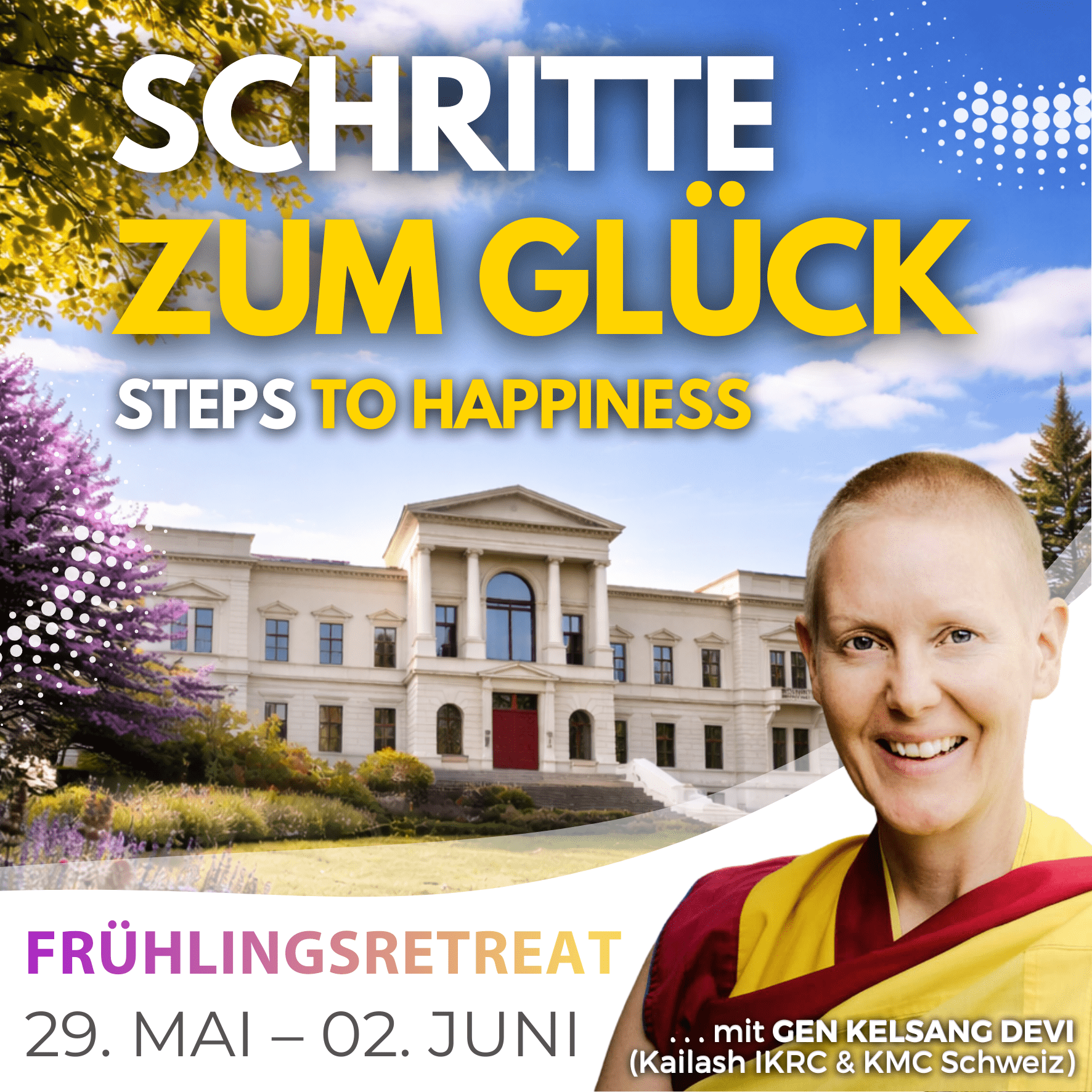 Steps to Happiness // Schritte zum Glück – Frühlingsretreat 2026